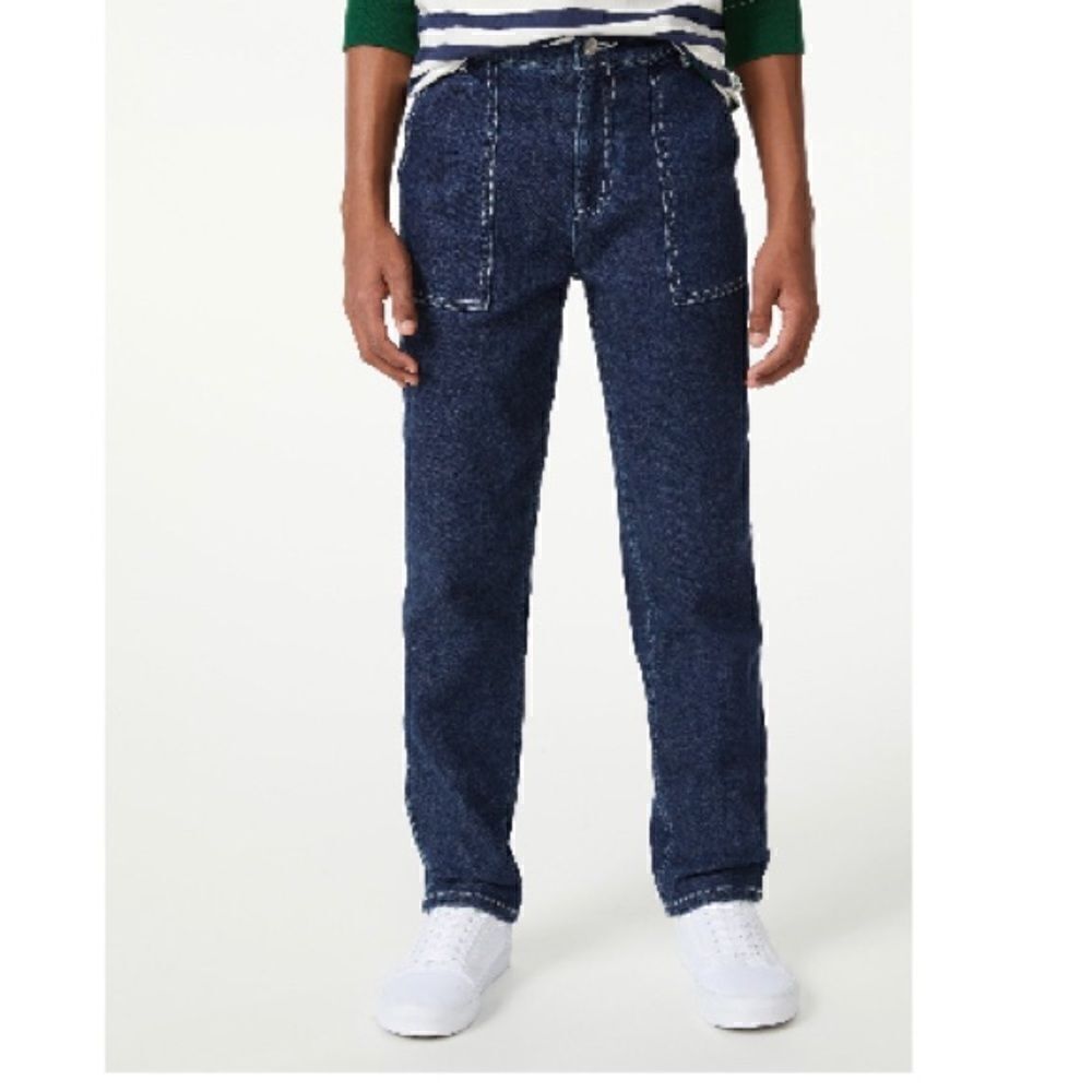 Boys Brushed Denim Carpenter Jeans Pants Size 12